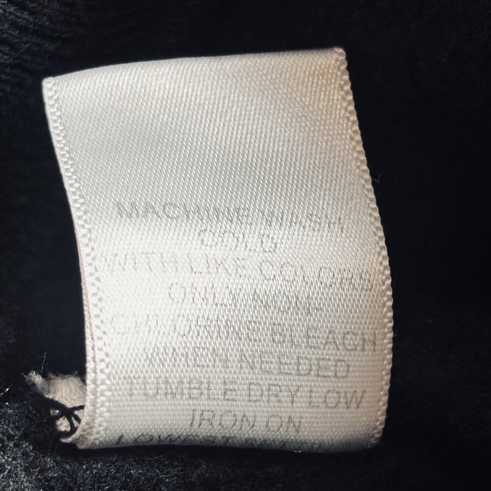Fear of God Essentials Black Pullover Hoodie Cotton Size Medium Oversized Logo - Picture 15 of 15